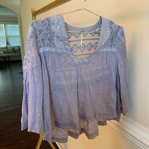 Free People Lavender Top